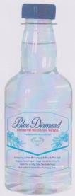 BLUE DIAMOND PREMIUM DRINKING WATER (and logo) trademark logo