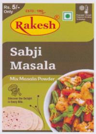 RAKESH (and logo) trademark logo