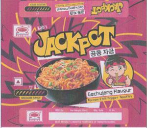 JACKPOT GOCHUJANG (and logo) trademark logo