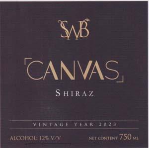 SWB CANVAS SHIRAZ (and logo) trademark logo