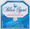 BLUE SPOT LONDON EXTRA DRY (and logo) trademark logo