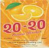 20-20 ORANGE FLAVOUR (and logo) trademark logo