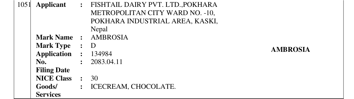 Original bulletin entry for AMBROSIA