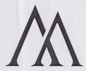 M (and logo) trademark logo