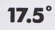 17.5° (and logo) trademark logo