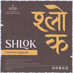 SHLOK (and logo) trademark logo