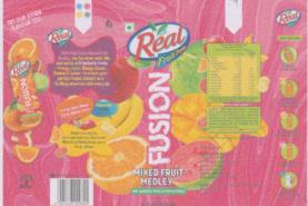 REAL FUSION (and logo) trademark logo