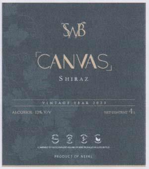 SWB CANVAS SHIRAZ (and logo) trademark logo