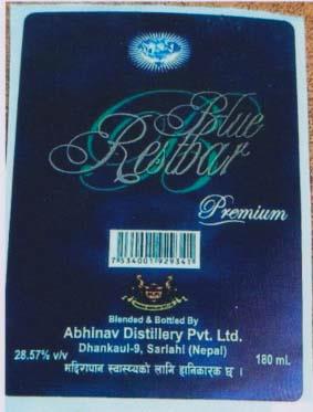 BLUE RESTBAR (and logo) trademark logo