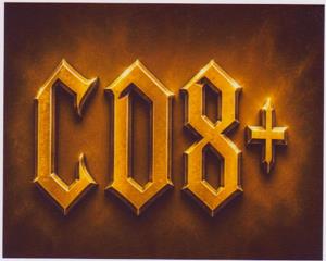CD8+ (and logo) trademark logo