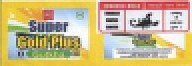 SUPER GOLD PLUS (and logo) trademark logo