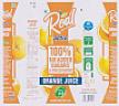 REAL ACTIV ORANGE JUICE (and logo) trademark logo