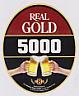 REAL GOLD 5000 (and logo) trademark logo