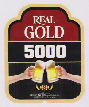 REAL GOLD 5000 (and logo) trademark logo