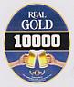 REAL GOLD 10000 (and logo) trademark logo