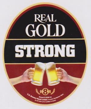 REAL GOLD STRONG (and logo) trademark logo