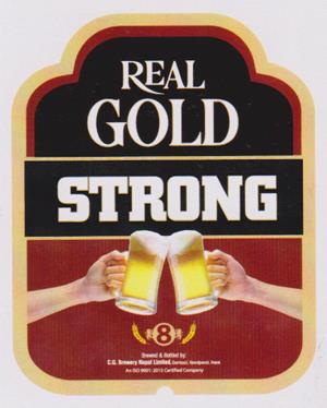 REAL GOLD STRONG (and logo) trademark logo