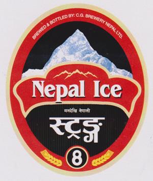 NEPAL ICE STRONG (and logo) trademark logo