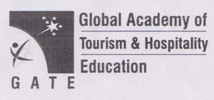 GLOBAL ACADEMY OF TOURISM & HOSPITALITY EDUCATION GATE (and logo) trademark logo