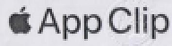 App Clip with Apple Logo (and logo) trademark logo
