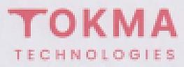TOKMA TECHNOLOGIES (and logo) trademark logo