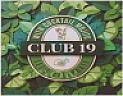CLUB 19 (and logo) trademark logo