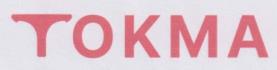 TOKMA (and logo) trademark logo