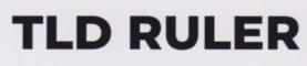TLD RULER (and logo) trademark logo