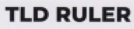 TLD RULER (and logo) trademark logo
