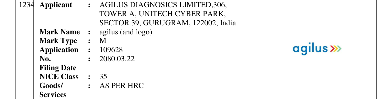 Original bulletin entry for agilus (and logo)