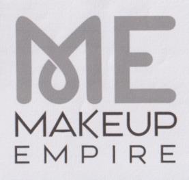 ME MAKEUP EMPIRE (and logo) trademark logo