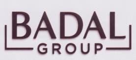 BADAL GROUP (and logo) trademark logo