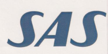 SAS (and logo) trademark logo