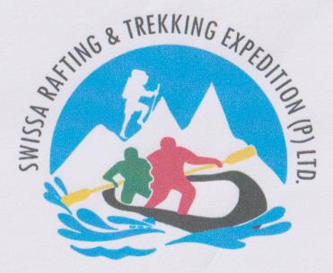 SWISSA RAFTING & TREKKING EXPEDITION (and logo) trademark logo