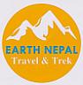 EARTH NEPAL TRAVEL & TREK (and logo) trademark logo
