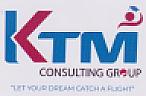 KTM CONSULTING GROUP (and logo) trademark logo