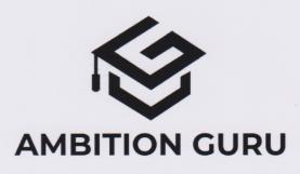 AMBITION GURU (and logo) trademark logo