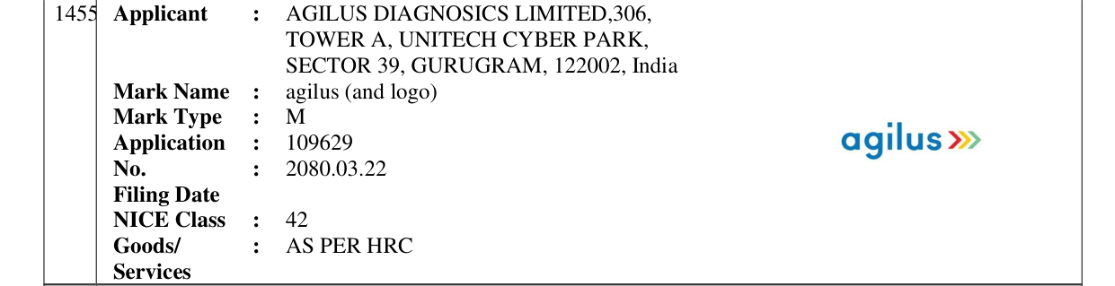 Original bulletin entry for agilus (and logo)