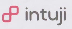intuji (and logo) trademark logo