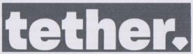 TETHER (and logo) trademark logo