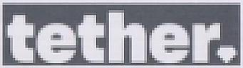 TETHER (and logo) trademark logo