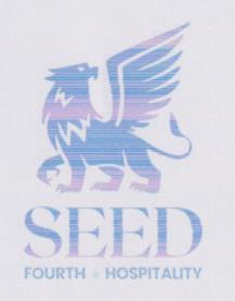 SEED FOURTH HOSPITALITY (and logo) trademark logo