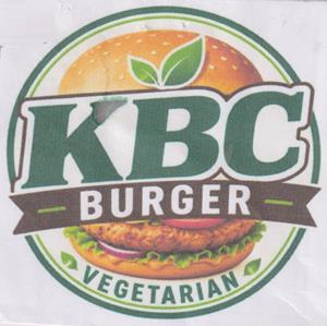 KBC BURGER VEGETARIAN (and logo) trademark logo