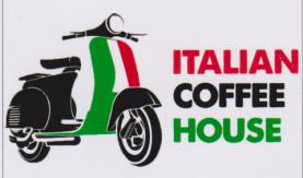 ITALIAN COFFEE HOUSE (and logo) trademark logo
