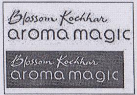 BLOSSOM KOCHHAR AROMA MAGIC (and logo) trademark logo