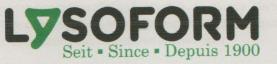 LYSOFORM SEIT SINCE DEPUIS 1900 (and logo) trademark logo