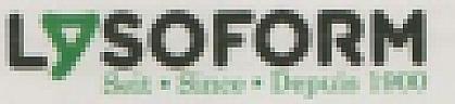 LYSOFORM SEIT SINCE DEPUIS 1900 (and logo) trademark logo