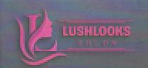 LUSHLOOKS SALON (and logo) trademark logo