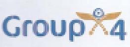 GROUP 4 (and logo) trademark logo