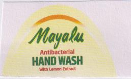 MAYALU HAND WASH (and logo) trademark logo